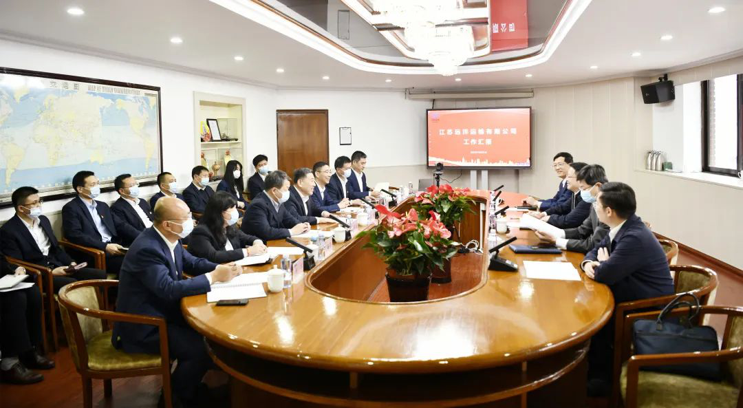 江蘇省港口集團(tuán)黨委書記、董事長(zhǎng)陳明調(diào)研江蘇遠(yuǎn)洋工作