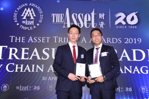 公司獲得香港《財資》雜志授予的“中國區(qū)最佳結(jié)構(gòu)性貿(mào)易融資獎”