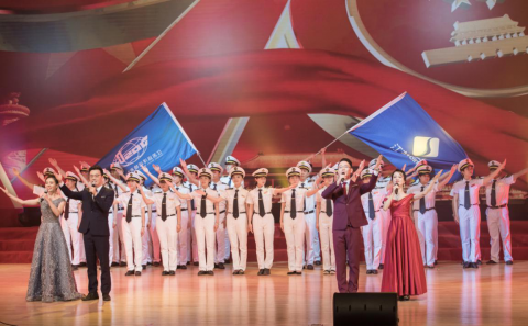 守初心，擔(dān)使命，迎國慶 公司組織職工參加省港口集團(tuán)慶祝 新中國成立70周年匯報會