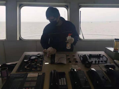 船岸攜手防疫情  我們一直在行動