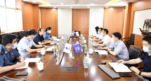 市交通運輸綜合行政執(zhí)法監(jiān)督局調(diào)研江蘇遠(yuǎn)洋疫情防控工作